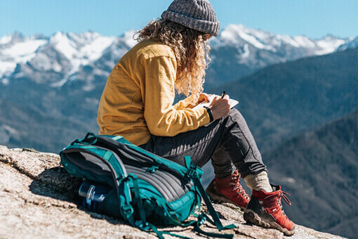 Escape to mountains with only one backpack